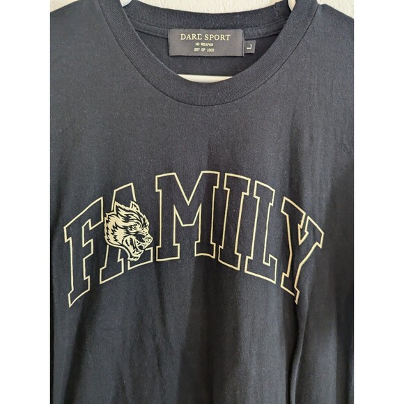 Darc Sport Men's Wolves Club Family Forever Cap Sleeve Premium Tee T-Shirt Large - Picture 2 of 4